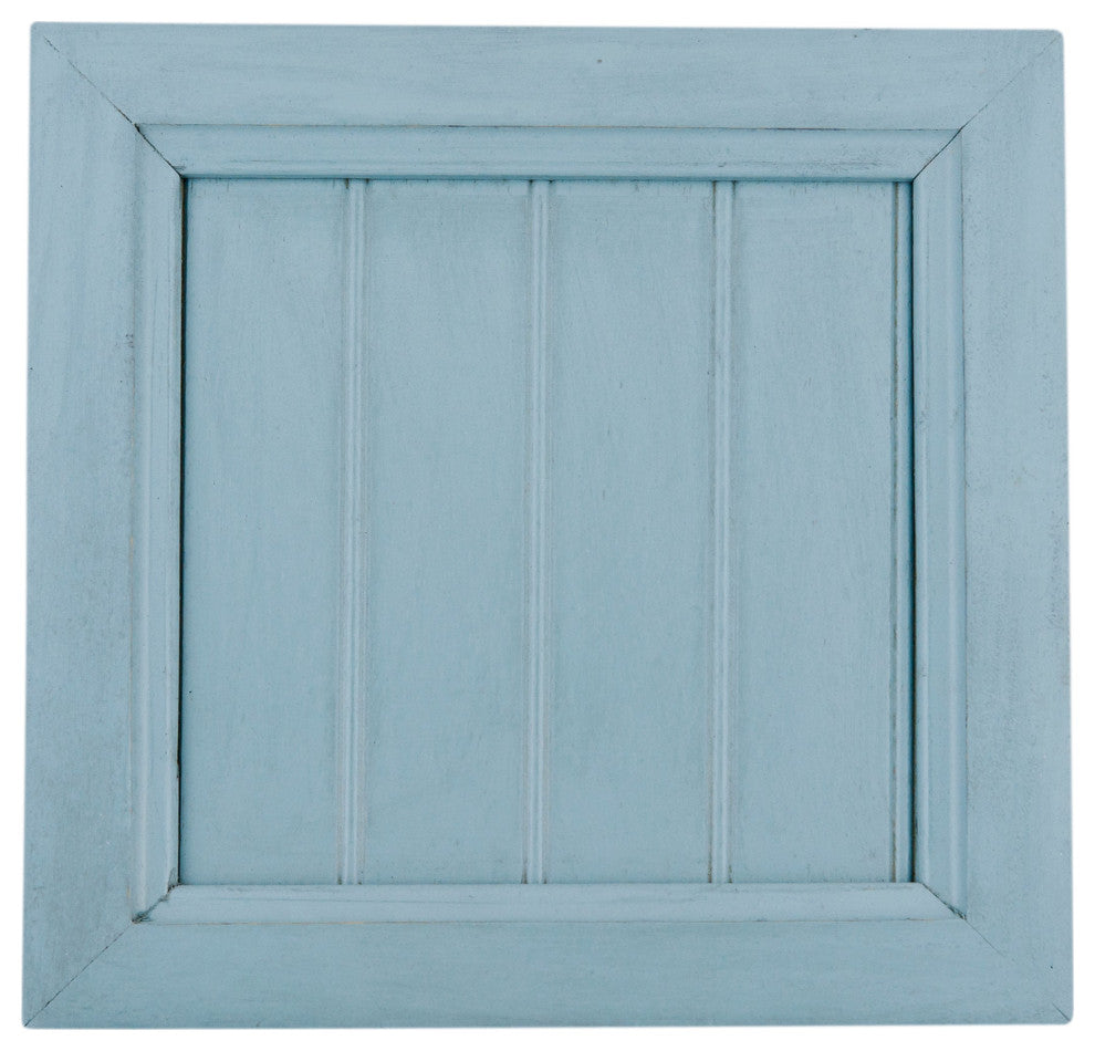 60" Tall Farmhouse Kitchen Pantry, Interesting Aqua