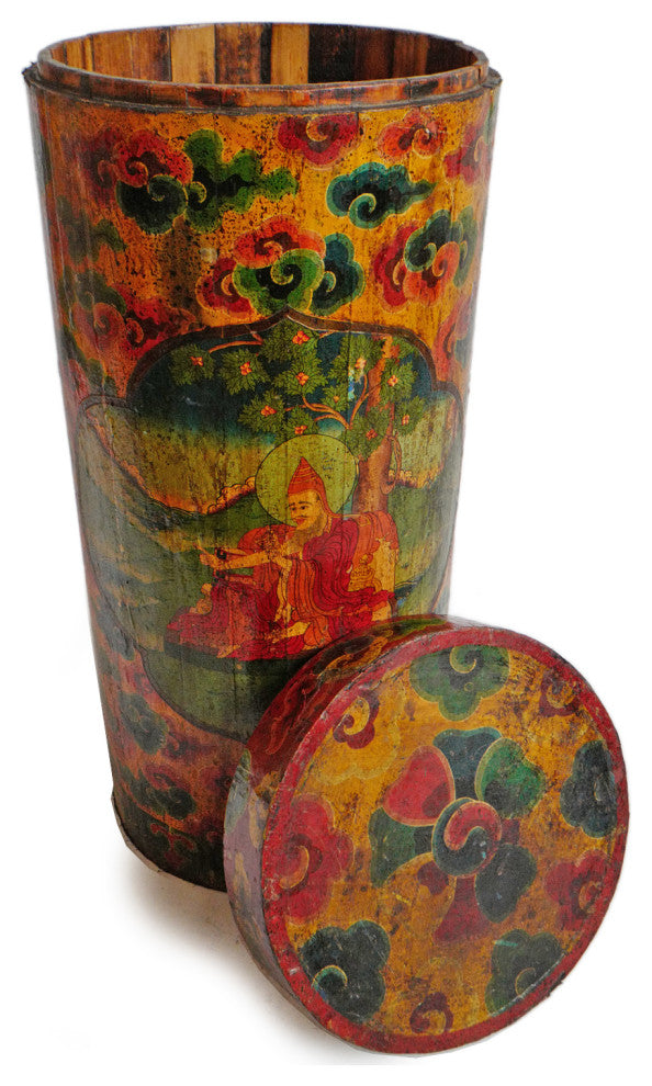 Consigned Tibetan Cylinder Box