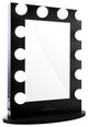 Hollywood Iconic XL Vanity Mirror: Black (Clear LED)