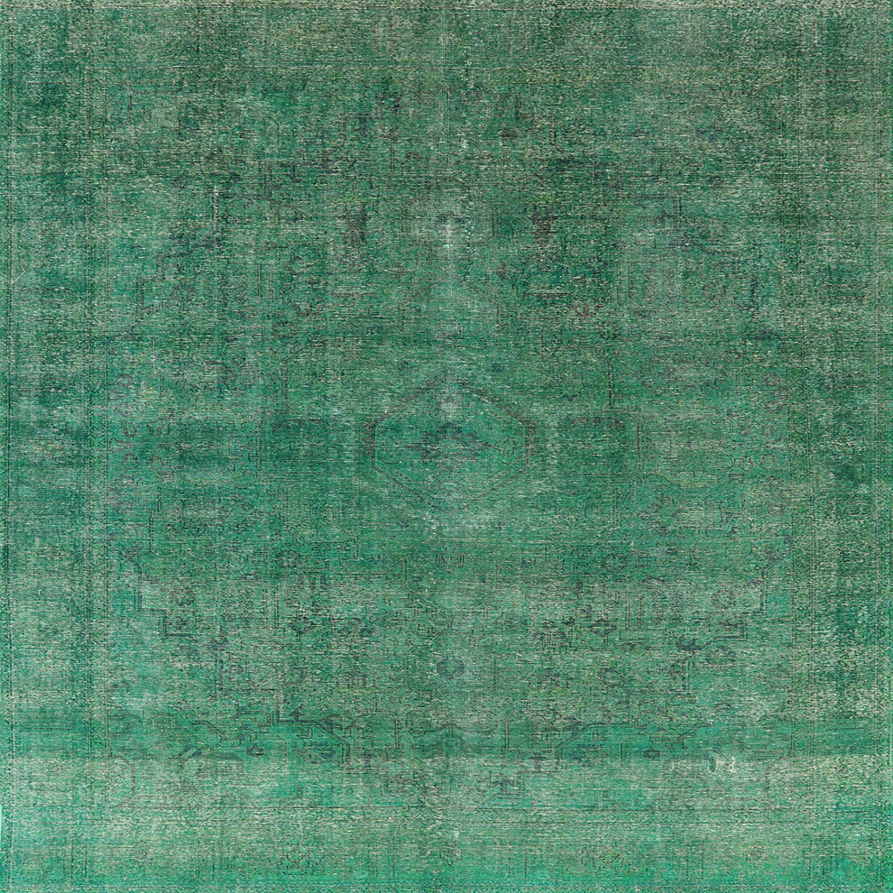 Ahgly Company Indoor Square Mid-Century Modern Area Rugs, 5' Square