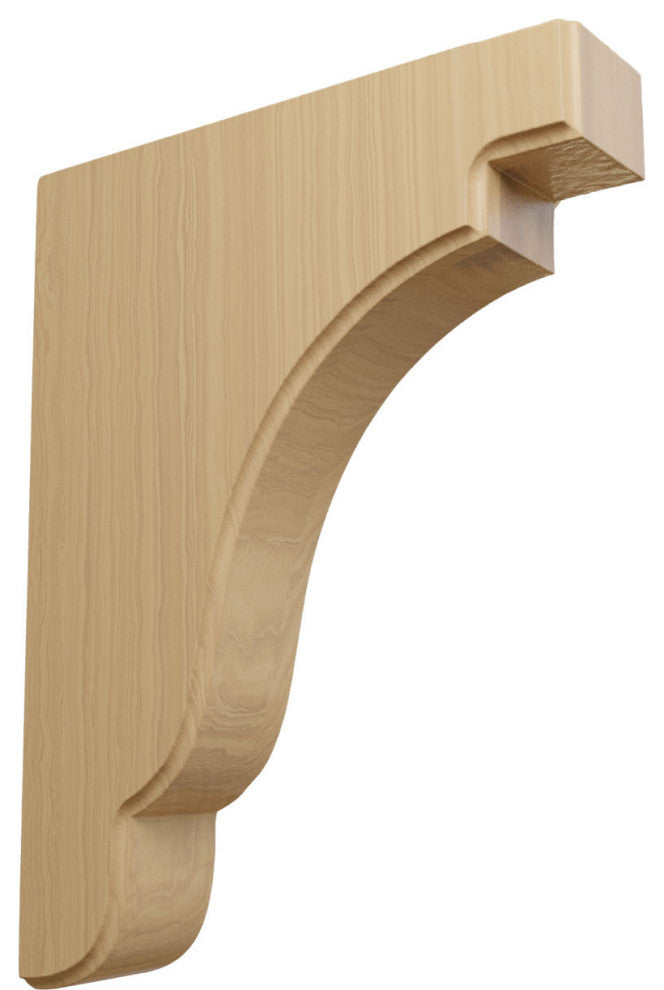 1 3/4"W x 7 1/4"D x 9 1/2"H Bedford Wood Bracket, Cherry
