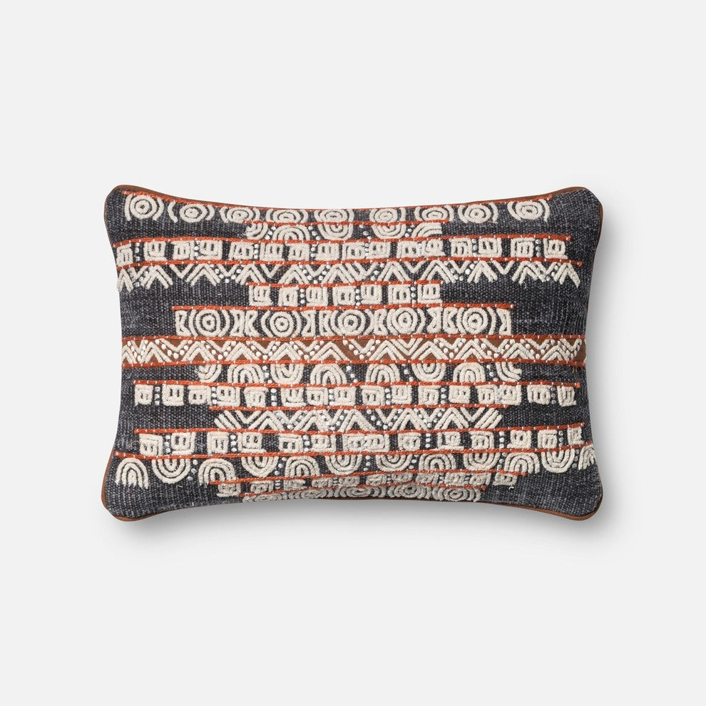 Aztec Pillow, Down Insert, 13"x21"