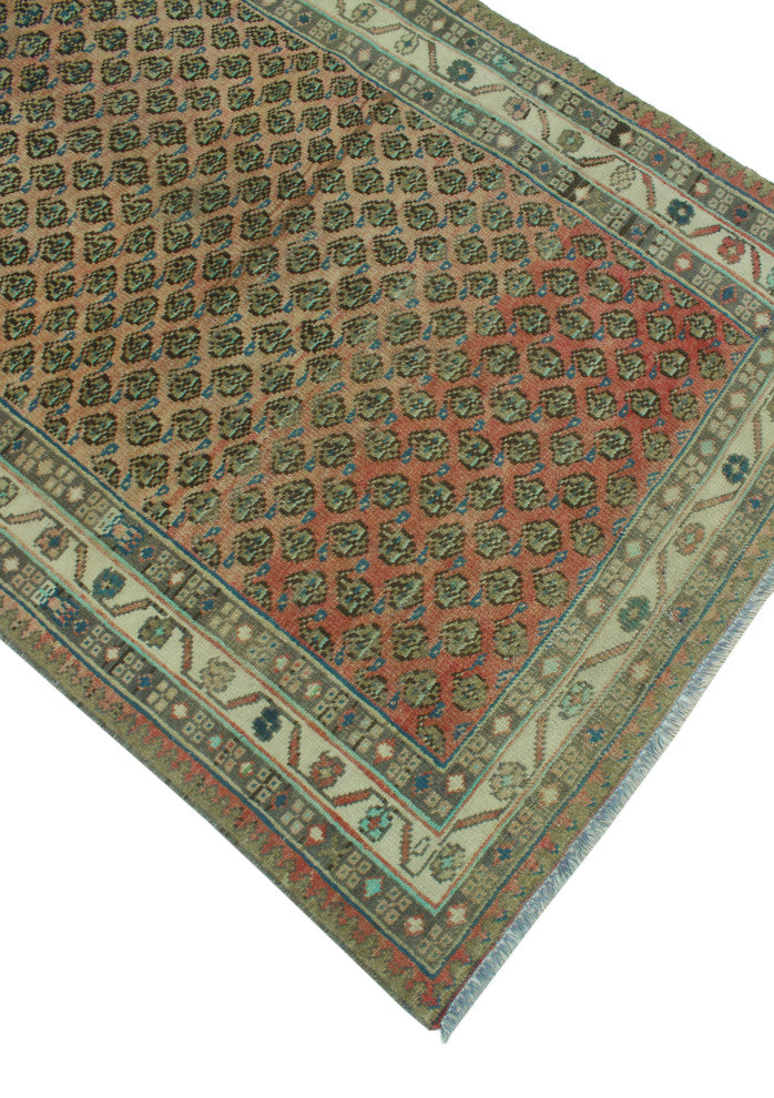 Semi-Antique Radhiya Rust Runner