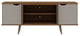 Hampton 62.99 TV Stand in Off White and Maple Cream