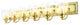Polished Brass Transitional, Colonial, Vanity Sconce