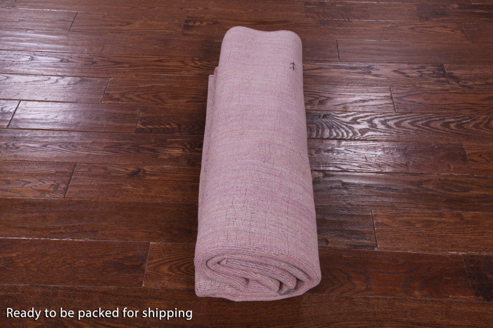 6' Round Persian Gabbeh Hand Knotted Wool Rug - Q15301