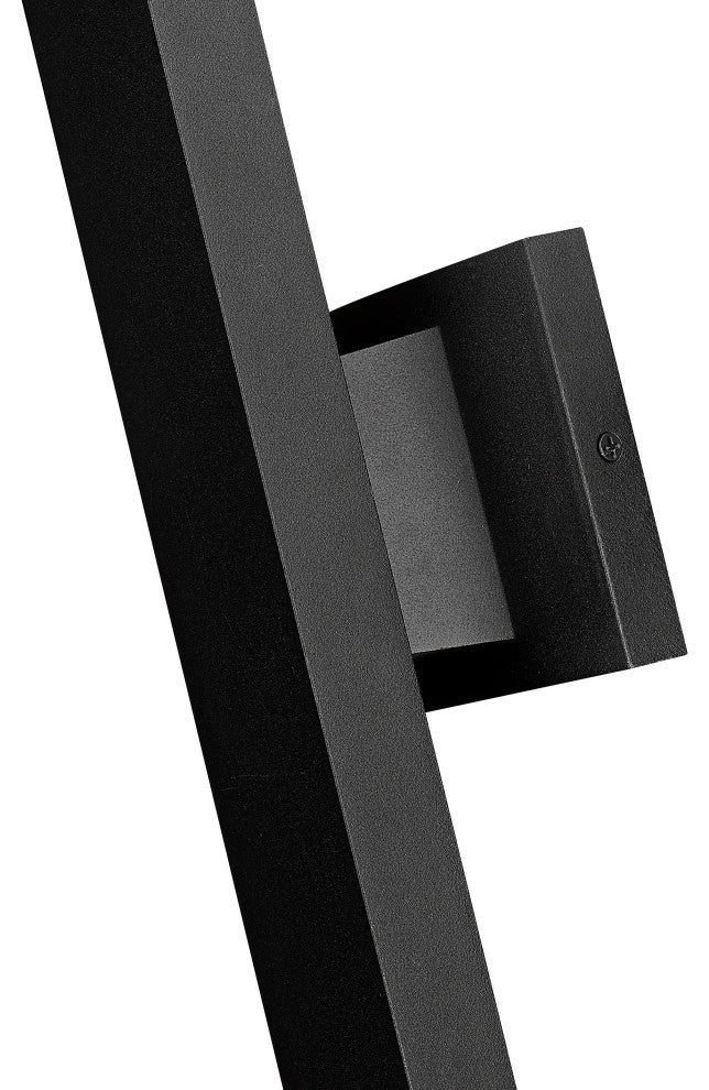 Zlite 576M-2-BK-LED 2-Light Outdoor Wall Sconce, Sandblast