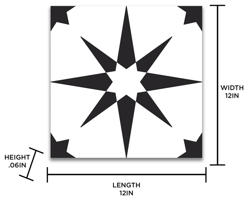 Altair Peel and Stick Floor Tiles, Box