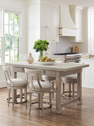 Cliffside Swivel Upholstered Counter Stool