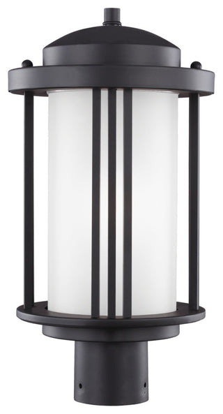 Crowell 1-Light Outdoor Post Lantern, Black
