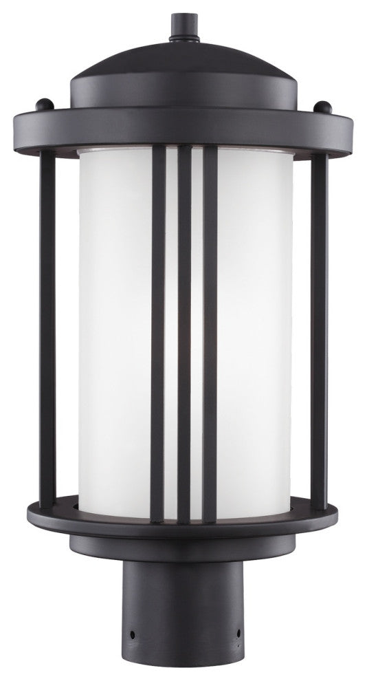 Crowell 1-Light Outdoor Post Lantern, Black