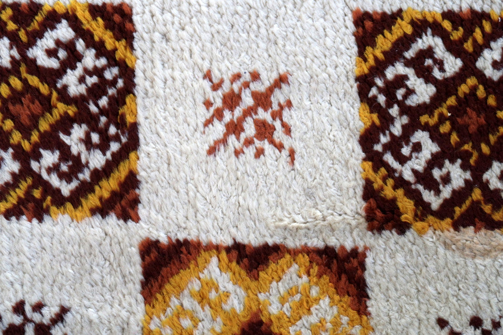 Vintage French Savonnerie Rug 2.5'x4.8', 77cmx146cm 1960s