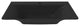 CastelloUSA Carmella Minimalist Wall Mount Bathroom Sink, Black, 24''