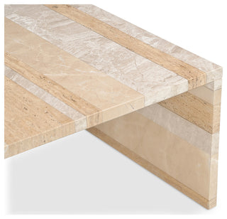 Rosa Coffee Table Multicolor Marble