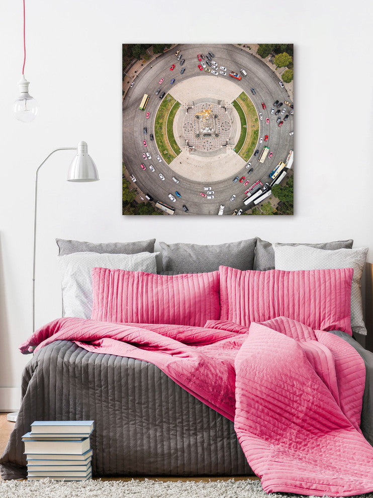 "In and Out Circle" Print on Canvas by Karolis Janulis
