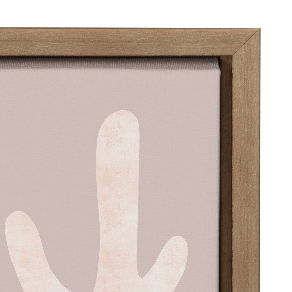 Sylvie Desert Shapes Framed Canvas by Sarah Eisenlohr, Gold 18x24