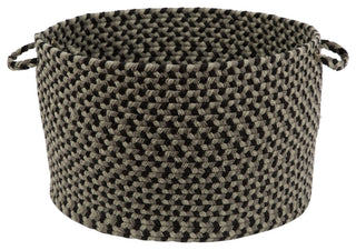 Rhody Rug Mayflower Forest Green 18"X12" Basket