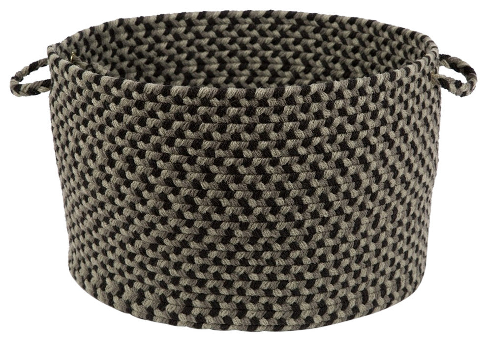 Rhody Rug Mayflower Forest Green 18"X12" Basket