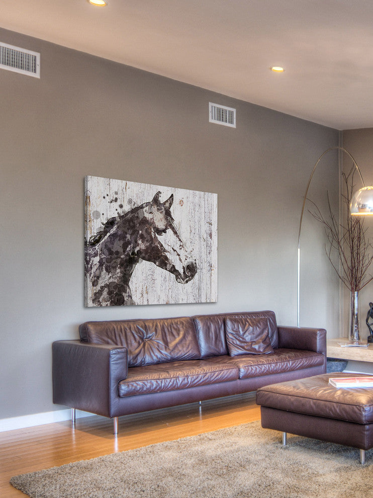 Marmont Hill, "Skylar Horse" by Irena Orlov Painting on Wrapped Canvas, 52x40