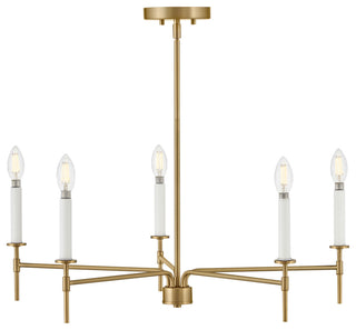 Lark Hux Medium Single Tier, Lacquered Brass