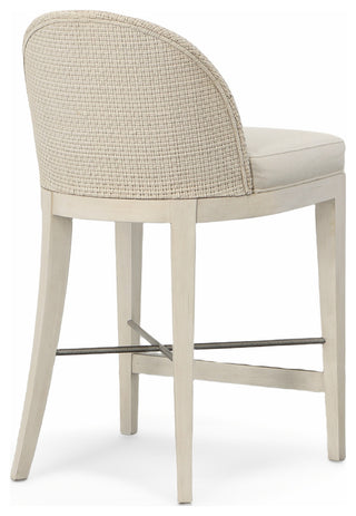 Tybee Counter Stool, Peninsula/Flax