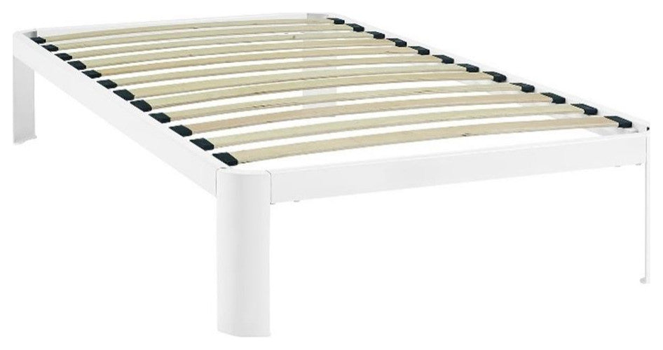 Corinne Twin Bed Frame in White