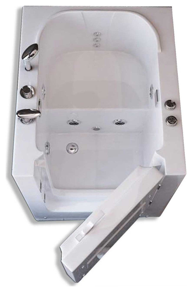 Walk-in Whirlpool Tub 36.5 x 32.5 7 jets with Integrated Seat and Light "“Florida