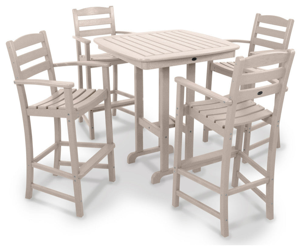 POLYWOOD La Casa Cafe 5-Piece Bar Set