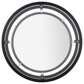 Safavieh Layta 3 Shelf Accent Table, Black/Clear
