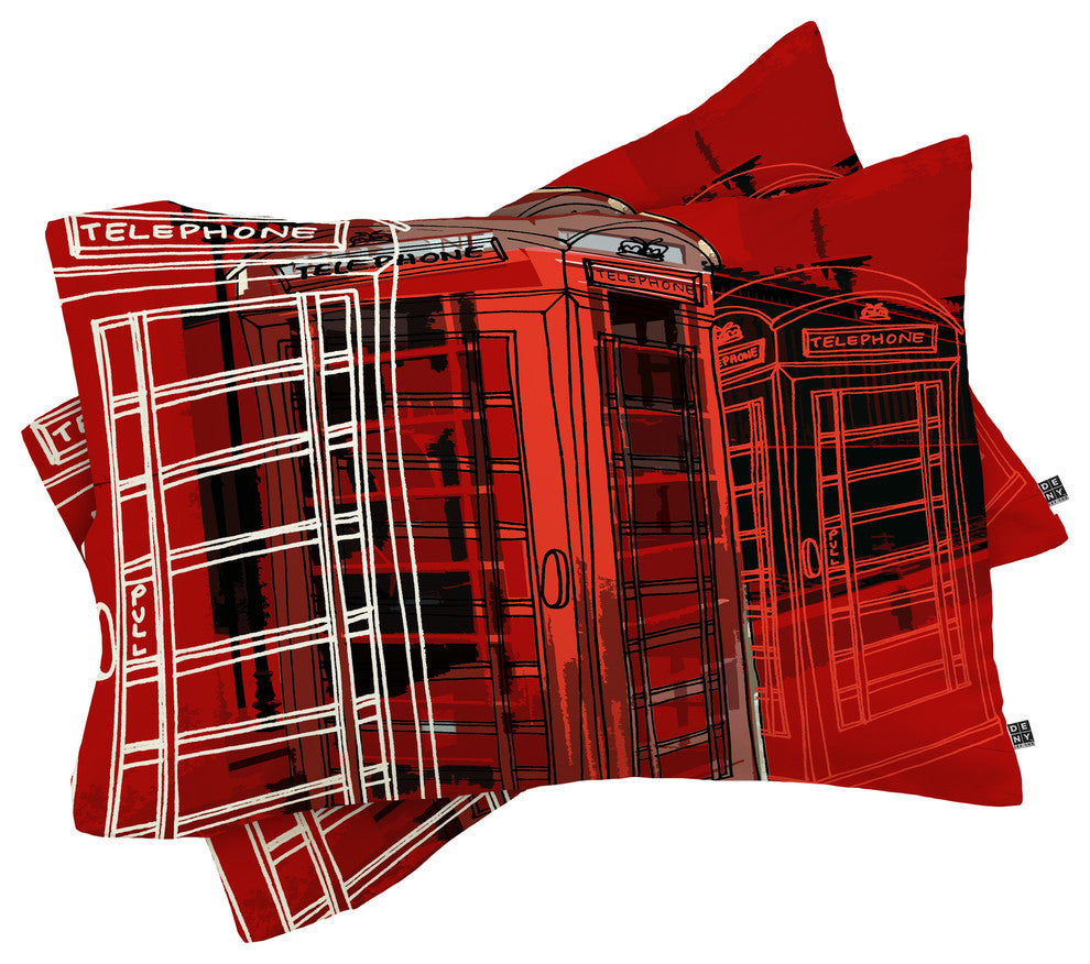 Deny Designs Aimee St Hill Phone Box Pillow Shams, King