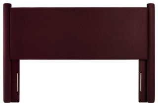 Rael Performance Velvet Full Headboard, Mulberry