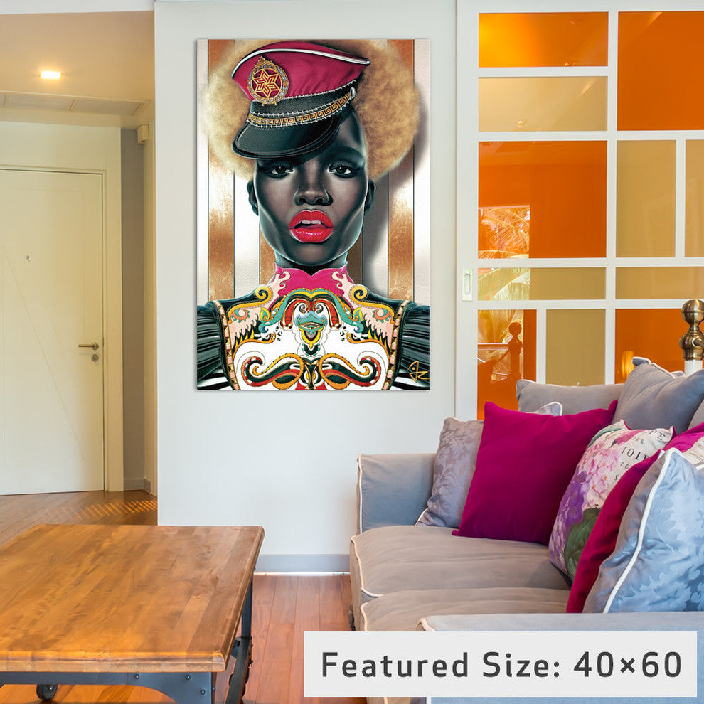 "Paisley Gallery" by Giulio Rossi, 40x26x1.5"