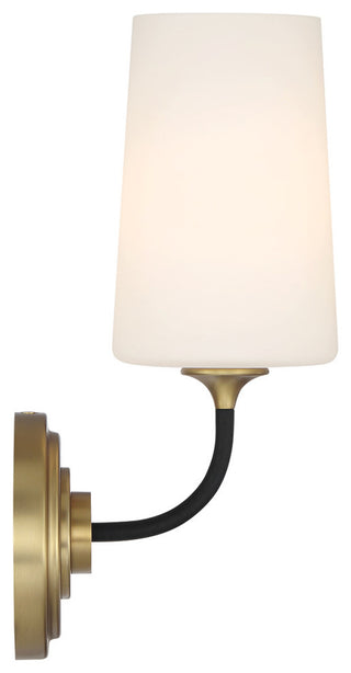 Crystorama Lighting Group NIL-70011 Niles 12" Tall Bathroom - Black Forged /