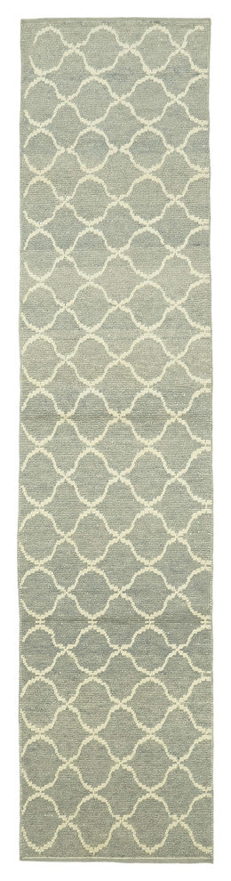 Rug N Carpet - Handmade Decorative 2' 10" x 12' 6" Moroccan Runner Rug
