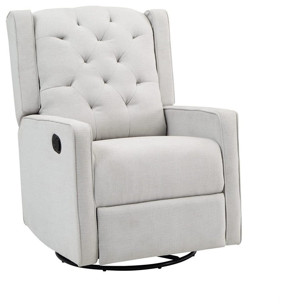 Ava Swivel Glider Recliner, Gray