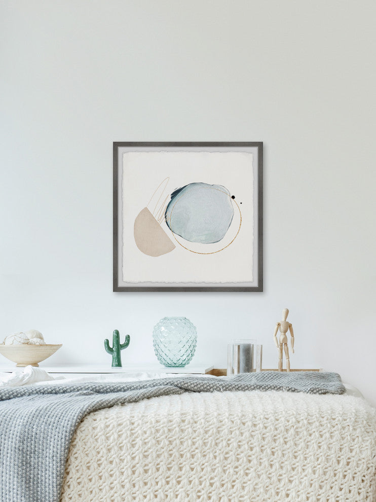 "Winter of Uncertainty" Framed Painting Print, 18x18