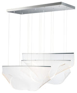 ET2 E24873-133 Rinkle 51"W LED Multi Light Linear Abstract - Polished Chrome