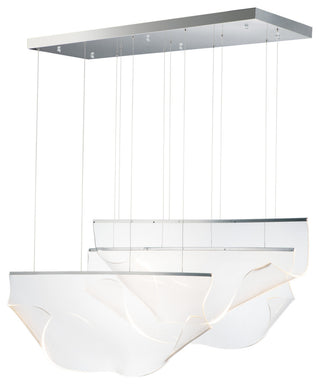 ET2 E24873-133 Rinkle 51"W LED Multi Light Linear Abstract - Polished Chrome