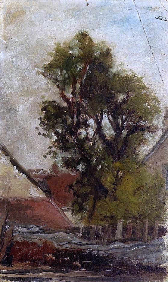 Paul Gauguin The Tree in the Farm Yard Wall Decal