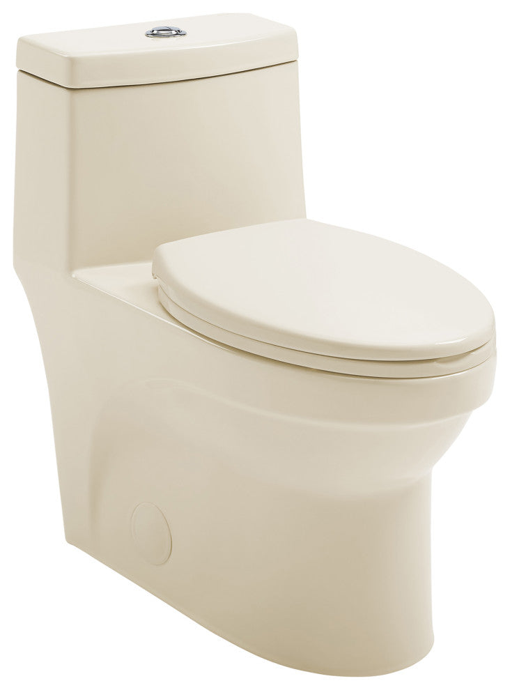 Virage One Piece Elongated Dual Flush Toilet 0.8/1.28 gpf, Bisque