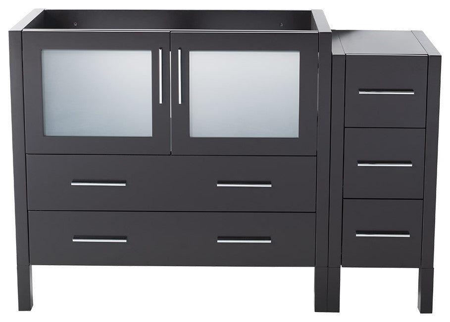 Torino 48" Bathroom Cabinet, Espresso, Without Top and Sink