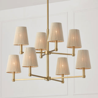 Capital Lighting 454581 Mira 8 Light 38"W Chandelier - Matte Brass