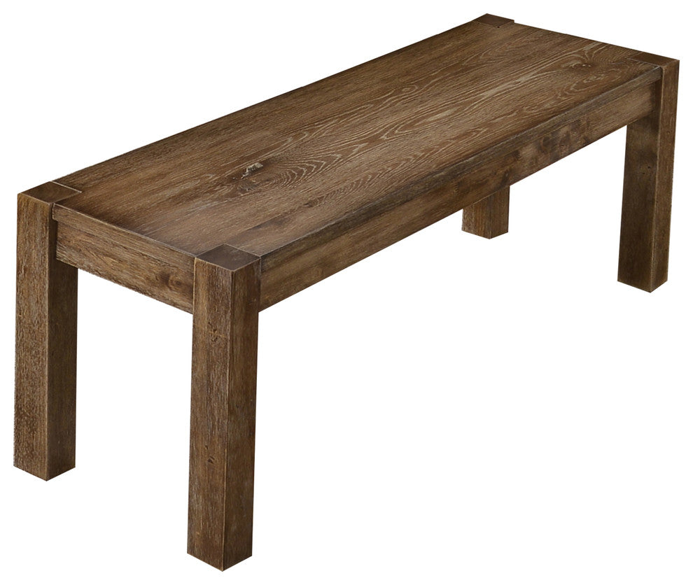 Janet Traditional Driftwood Dining Collection, 6 Piece Dining Set