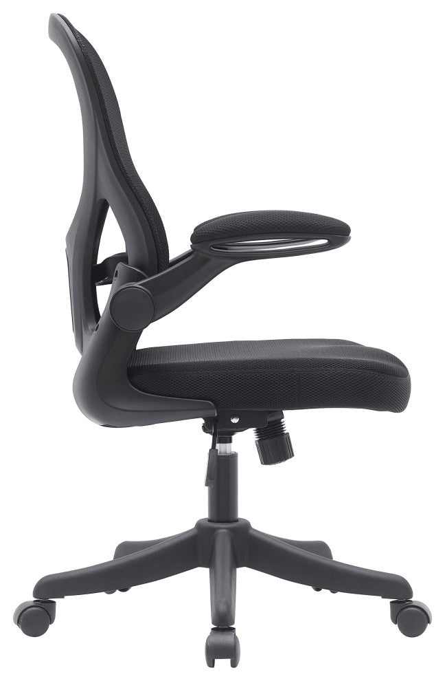 Techni Mobili Black Mesh Office Chair