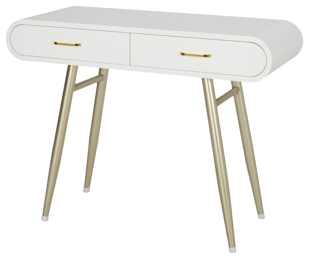 Breenda Modern Faux Wood Vanity Table
