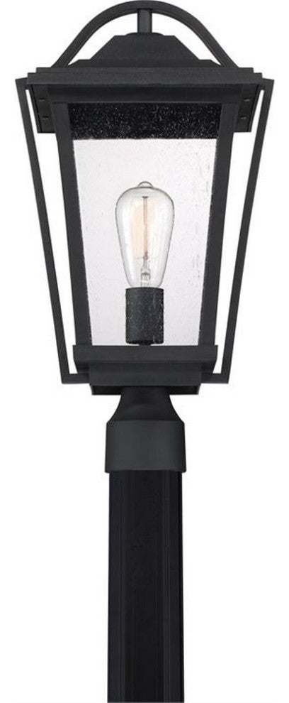 Quoizel DRS9011EK One Light Outdoor Post Mount, Earth Black Finish