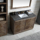 Legion Furniture Double Sink Vanity, Rustic Brown, 60"