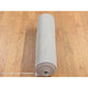 Pink, Grass Design Gabbeh, Wool and Silk, Hand Knotted, Runner Rug, 2'7"x11'3"