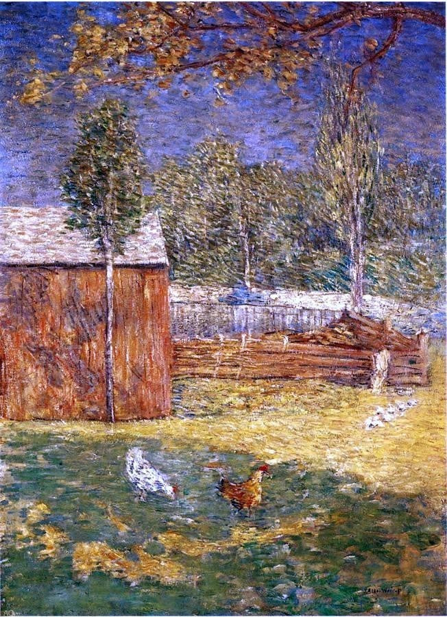 Julian Alden Weir Midday, 18"x27" Wall Decal