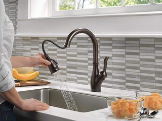 Oil Rubbed Bronze Touch Kitchen Faucet with Pull-Down Sprayer and Touch2O Tech